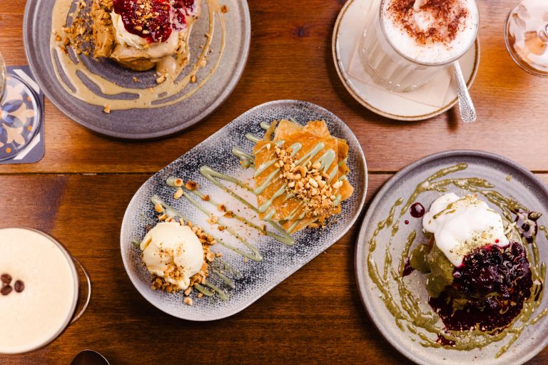 A selection of Aragma's homemade desserts