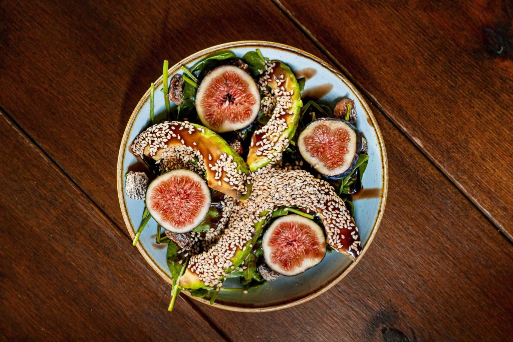 Avocado & Fig salad by Aragma ibiza,