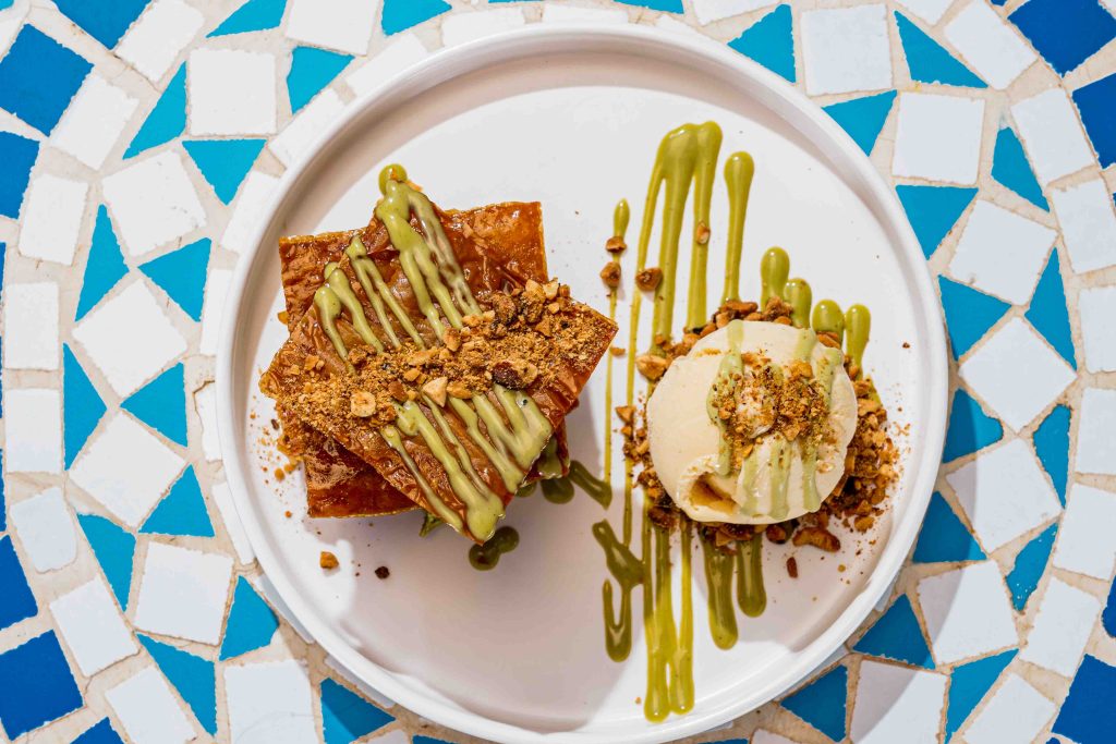 Deconstructed Baklava by Aragma Ibiza Greek Dessert